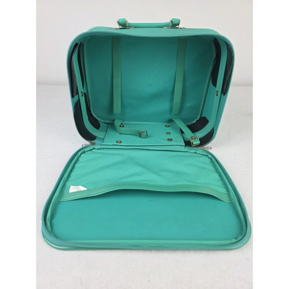 Vintage 1990 Alvin And‎ The Chipmunks Britney Teal Green Mini Suitcase *READ*